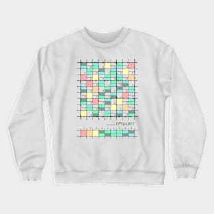 Mydoku_003_H001_002_F: Sudoku, Sudoku coloring, logic, logic puzzle, holiday puzzle, fun, away from screen Crewneck Sweatshirt